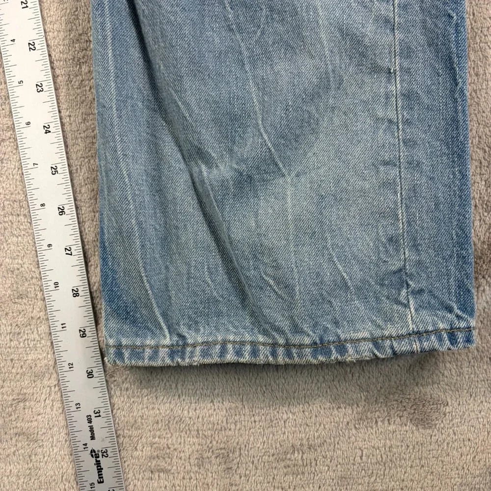Polo Ralph Lauren Varick Slim Straight Distressed RLPC Ski Club Patch Jean 40x30
